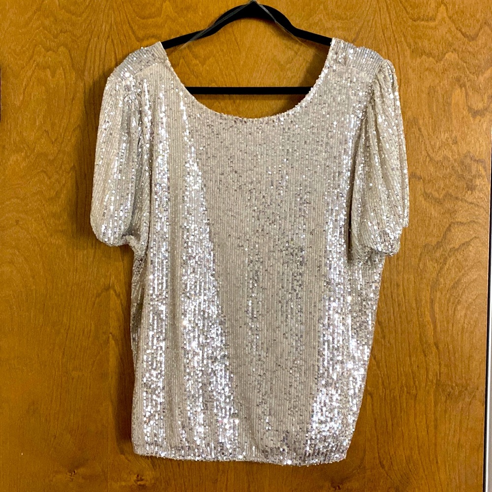 Beautiful Shimmery Gold Top